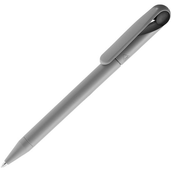 Ручка шариковая Prodir DS1 TMM Dot, серая с черным - подробное фото