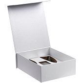 Коробка Fizz с ложементом под бокалы для шампанского, белая - фото