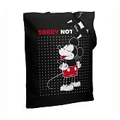 Холщовая сумка «Микки Маус. Sorry», черная - фото