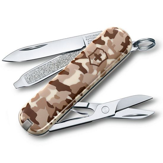Нож перочинный Classic 58, бежевый камуфляж - подробное фото