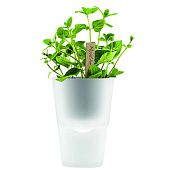 Горшок для растений Flowerpot, фарфоровый, белый - фото