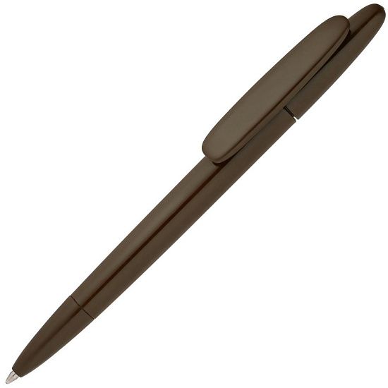 Ручка шариковая Prodir DS5 TJJ Regenerated, серо-коричневая - подробное фото