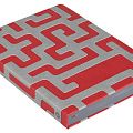 Ежедневник Labyrinth, недатированный, красный