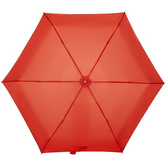 Зонт складной Minipli Colori S, оранжевый (кирпичный) - подробное фото