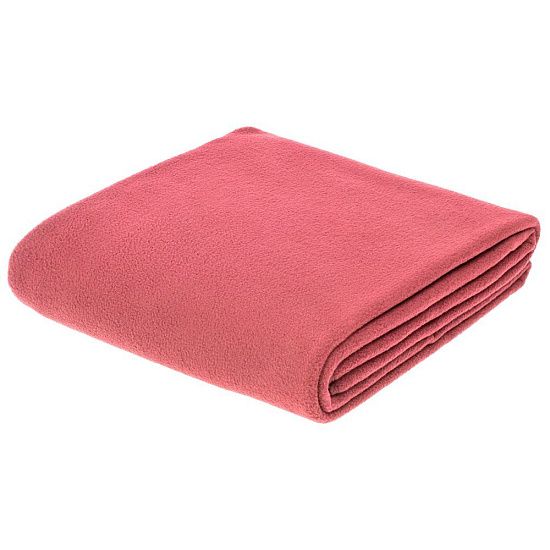Флисовый плед Warm&Peace XL, розовый (коралловый) - подробное фото