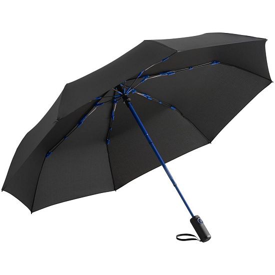 Зонт складной AOC Colorline, синий - подробное фото