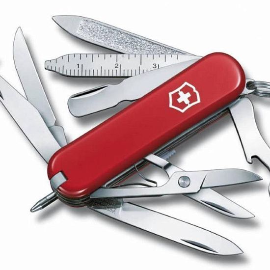Нож-брелок MiniChamp 58, красный - подробное фото