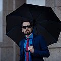Зонт-трость с цветными спицами Color Power, зеленое яблоко