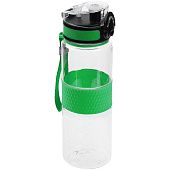 Бутылка для воды Fata Morgana, прозрачная с зеленым - фото