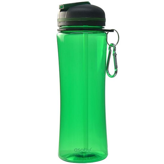 Спортивная бутылка Asobu Triumph, зеленая - подробное фото