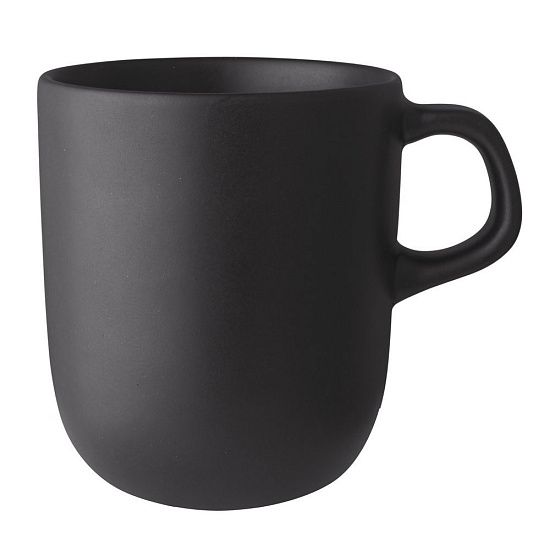 Чашка Nordic Kitchen, большая, черная - подробное фото