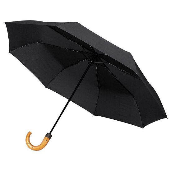 Складной зонт Unit Classic, черный - подробное фото
