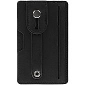 Чехол для карт на телефон Frank с RFID-защитой, черный - фото