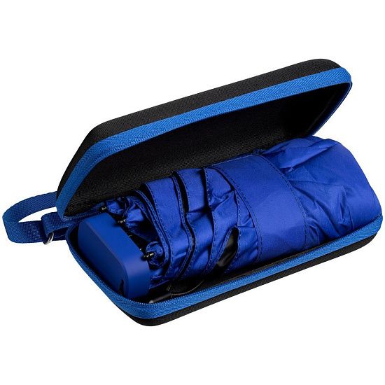 Зонт складной Color Action, в кейсе, синий - подробное фото