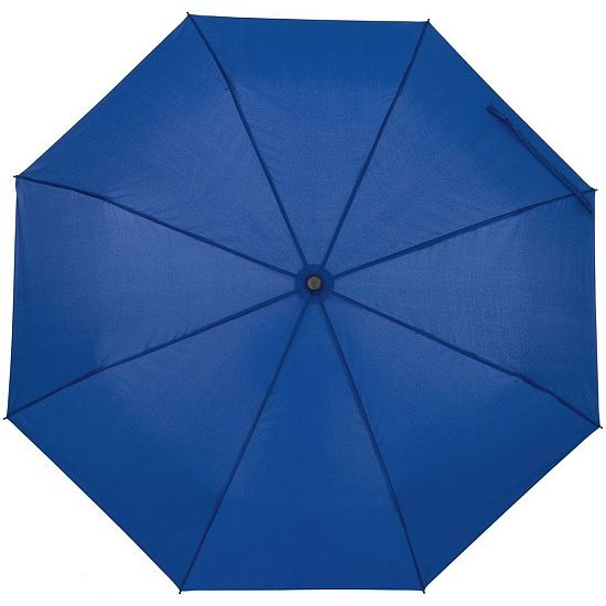 Зонт складной Monsoon, ярко-синий - подробное фото