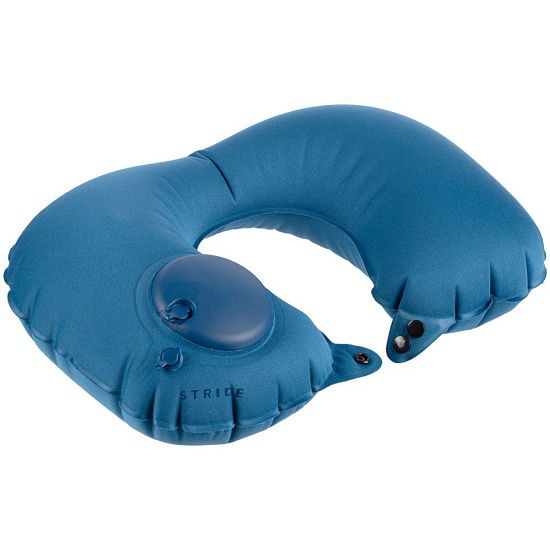 Дорожная подушка Pumpe, синяя - подробное фото