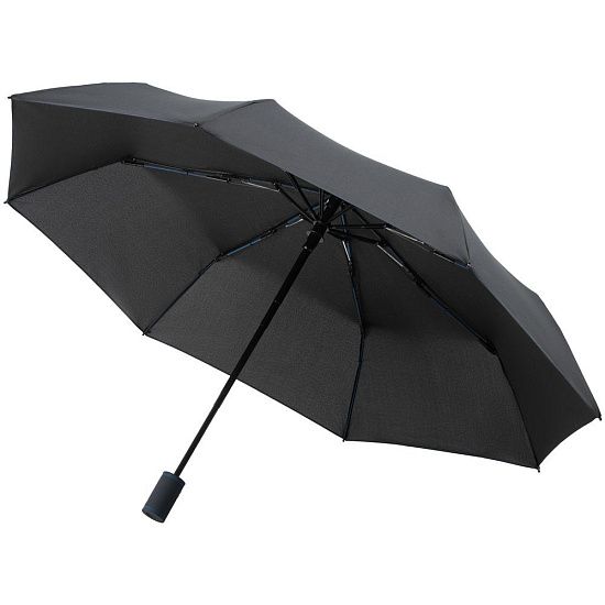 Зонт складной AOC Mini с цветными спицами ver.2, синий - подробное фото