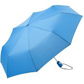 Зонт складной AOC, голубой - фото