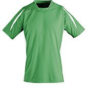 Футболка спортивная MARACANA 140, зеленая с белым - фото
