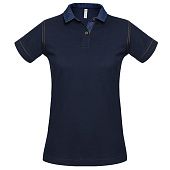 Рубашка поло женская DNM Forward темно-синяя - фото