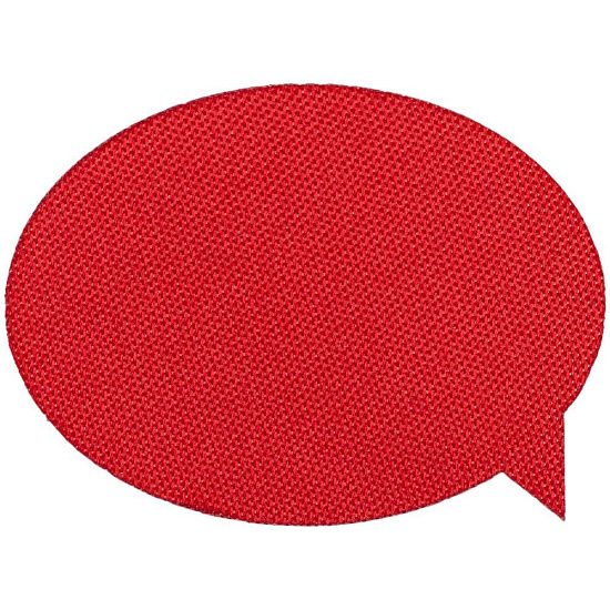 Наклейка тканевая Lunga Bubble, M, красная - подробное фото