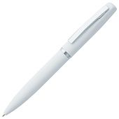 Ручка шариковая Bolt Soft Touch, белая - фото