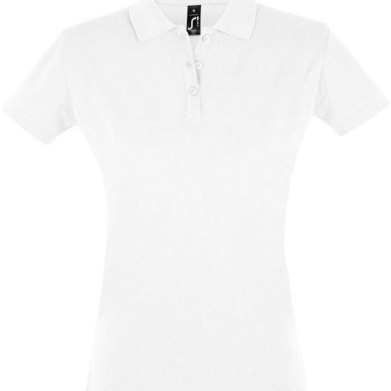 Рубашка поло женская PERFECT WOMEN 180 белая - подробное фото