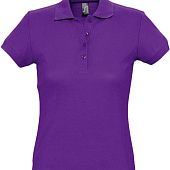 Рубашка поло женская PASSION 170, темно-фиолетовая - фото
