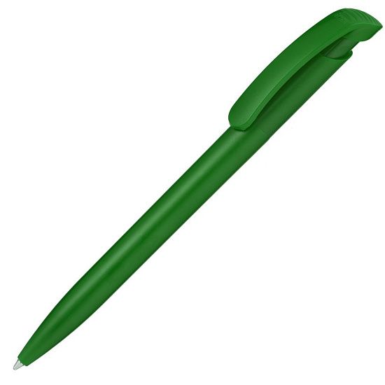 Ручка шариковая Clear Solid, зеленая - подробное фото