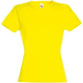 Футболка женская MISS 150, желтая (лимонная) - фото