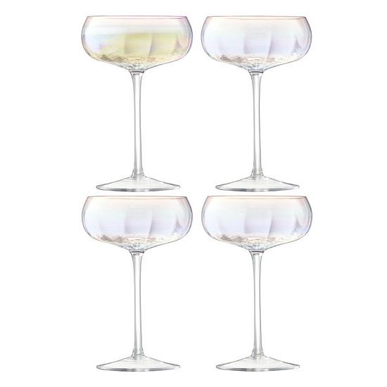 Набор бокалов для шампанского Pearl Saucer - подробное фото