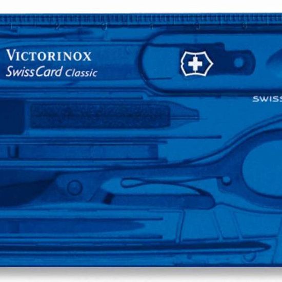 Набор инструментов SwissCard, синий - подробное фото