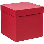 Коробка Cube, L, красная - фото