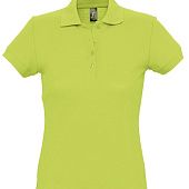 Рубашка поло женская PASSION 170, зеленое яблоко - фото