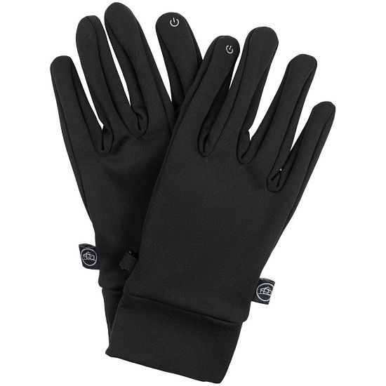 Перчатки Knitted Touch, черные - подробное фото