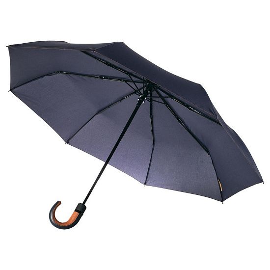 Складной зонт Palermo, темно-синий - подробное фото