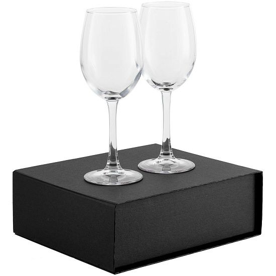 Набор бокалов для вина Wine House, черный - подробное фото