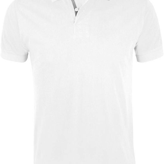 Рубашка поло мужская PORTLAND MEN 200 белая - подробное фото