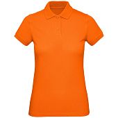 Рубашка поло женская Inspire, оранжевая - фото