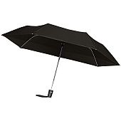 Зонт складной Hit Mini AC, черный - фото