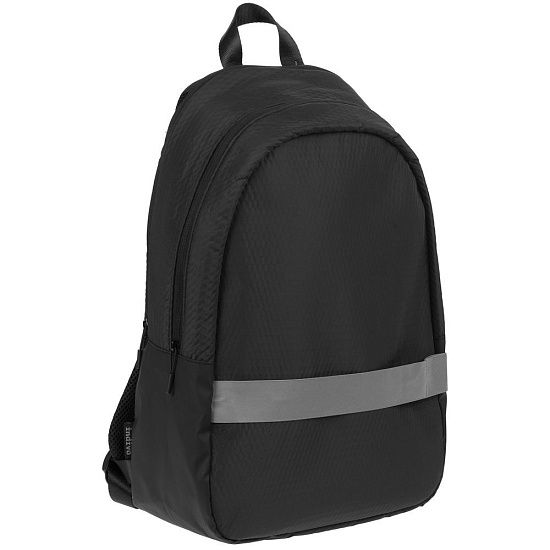 Рюкзак tagBag со светоотражающим элементом, черный - подробное фото