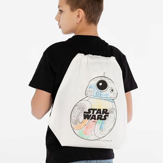Рюкзак-раскраска с мелками BB-8 Droid, белый - подробное фото