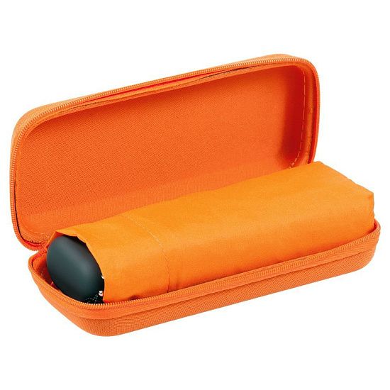 Зонт складной Unit Five, оранжевый - подробное фото