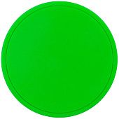Лейбл из ПВХ Dzeta Round, L, зеленый неон - фото