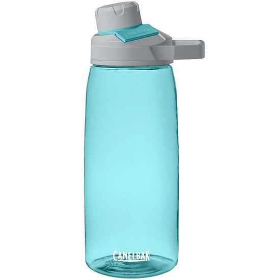 Спортивная бутылка Chute 1000, голубая - подробное фото