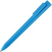 Ручка шариковая Swiper SQ Soft Touch, голубая - фото