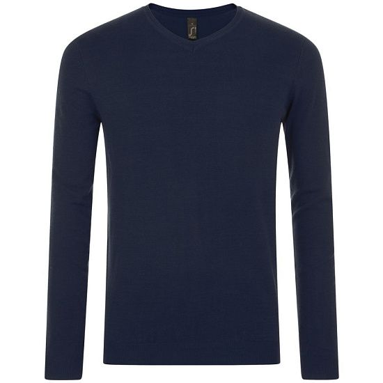 Пуловер мужской GLORY MEN, темно-синий - подробное фото