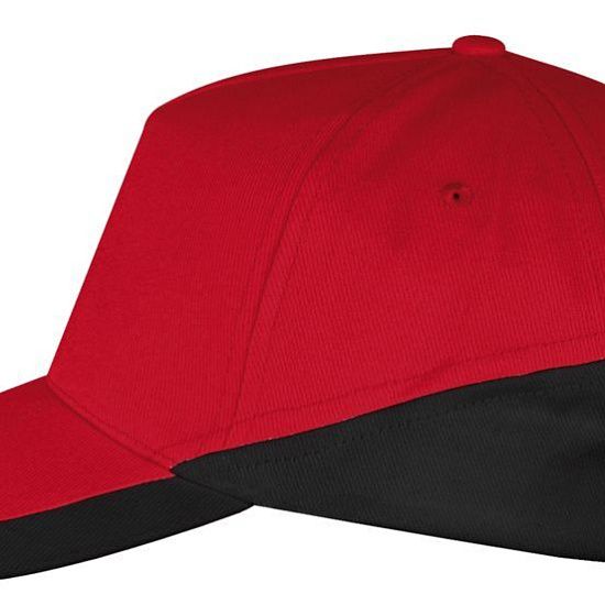 Бейсболка BOOSTER, красная с черным - подробное фото