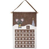 Адвент-календарь Noel, с мышкой - фото