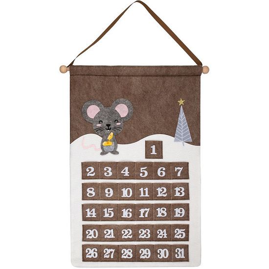 Адвент-календарь Noel, с мышкой - подробное фото